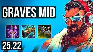 GRAVES vs EKKO (MID) | 15/1/9, Legendary, 44k DMG | EUW Master | 25.22