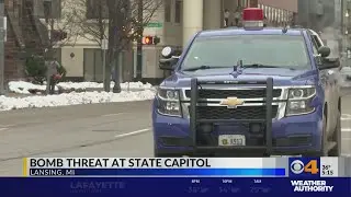 Bomb threat at Michigan state capitol