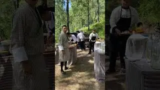 Amankora, Bhutan - Punakha dining experience, Riverside BBQ lunch