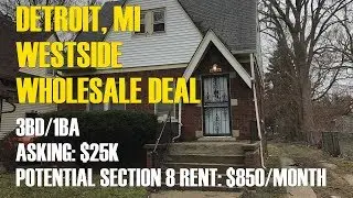 16524 Lauder St Detroit 48235 - Detroit Real Estate Wholesale Deal - Investing in Detroit
