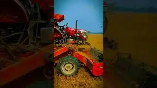 Mahindra novo 755 di 4wd Combine Harvester #shorts #youtubeshorts #farming #tractor #mahidra #like