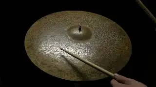 Tunyo handmade Cymbals. 22 Raw  Medium Ride 2661 grams.