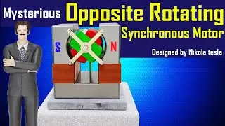 Synchronous Motor | Synchronous Motor working principle animations | nikola tesla inventions