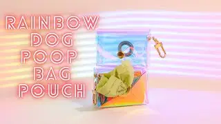 Rainbow Dog Poop Bag Pouch