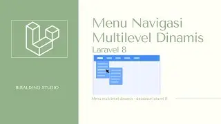 Menu navigasi multi level dinamis laravel 8 | laravel part14