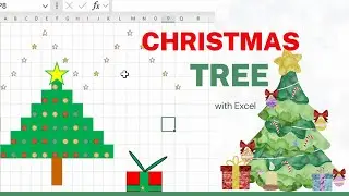 Create a Christmas Tree in Excel Using Random Numbers & Conditional Formatting! 🎄