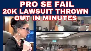 Pro Se Litigant Embarrasses Himself in Front of Judge
