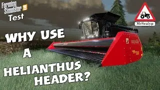 Farming Simulator 19, PS4, Assistance! Test! Why use a Helianthus Header?