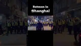Batman in Shanghai #youtubeshorts #shorts #batman #dccomics #dceu