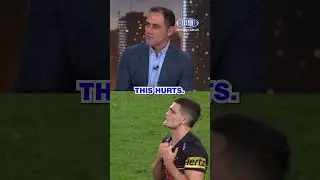 What Cam whispered to Nathan Cleary after the 2020 grand final... 👂 #9WWOS #NRL #shorts