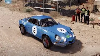 WRC 9 - Alpine A110 Berlinette 1970s - Car Show Crash Test Drive .