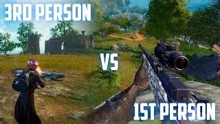 3rd Person vs 1st Person - PUBG Mobile