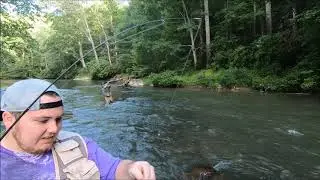 TROUT Fishing Rocks state park! Feat-Osny fishing adventures!