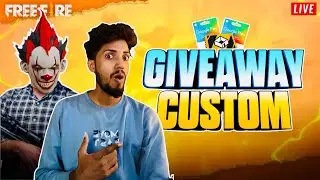FREE FIRE LIVE CUSTOM ROOM GIVEAWAY | FF LIVE TEAM CODE GIVEAWAY | FF LIVE GIVEAWAY | MrDEVIL FF