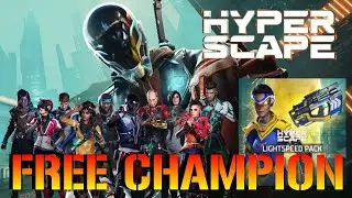 Hyper Scape: How To Get CRUZE LIGHTSPEED Champion For FREE!!! & Weapon Skin