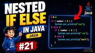 Nested If else statement in Java Explained with Example  | Chapter-21 | Java Tutorial For Beginners