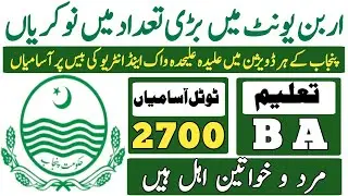 Punjab government urben unit jobs 2025