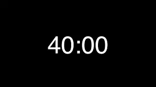 40 Minute Countdown Timer