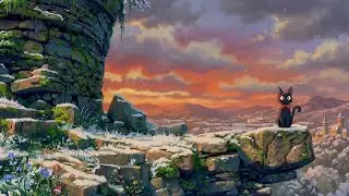 Lofi Winter Sunset Vibes ️🎼 Расслабляющий лоу-фай хип-хоп микс | Расслабьте свой разум, успокойт...