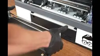 Attaching an Output Tray - Ink Experts IE-30 setup