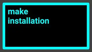 What does 'make install' do?