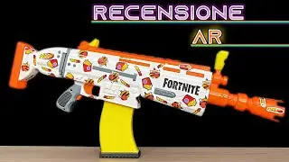 Recensione NERF FORTNITE AR || adesivii!!😍