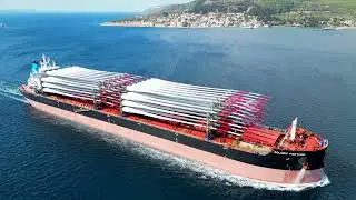 Çanakkale Boğazı’ndan Geçen Dev Gemi | 4K Drone Görüntüleri