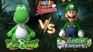 Super Mario Sluggers - Season 17 Game 1 Yoshi vs Luigi [Luigi's Mansion]