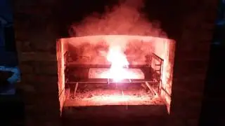 Test of red pyrotechnic stars. / Первые тесты красных пиротехнических звезд от Саймона.