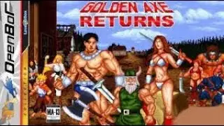 GOLDEN AXE RETURNS OPENBOR [PC full Gameplay longplay] [Sega Remake] #funny #fyp #game