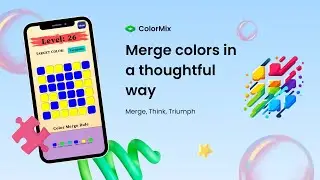 ColorMix gameplay #androidgameplay #androidpuzzle #colorpuzzle