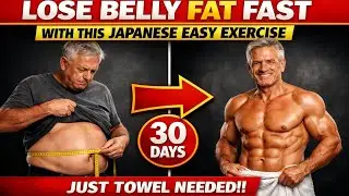 Over 60?5 Exercises Japanese Elders Do Every Day (no gym, just with TOWEL) | Senior Health Tips