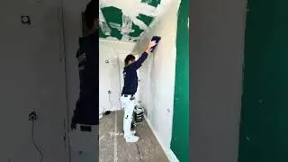 Toile fibatape #artisan #diy #peintre #renovation #peinture #chantier #reno #home #chantier