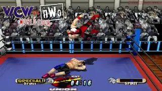 WCW vs. nWo: World Tour - IU Championship w/ The Claw (N64)