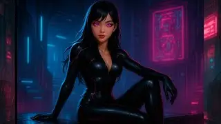 Hyperfocus Cyberpunk Study Music &mdash; Deep Focus for Work, Coding & Exam Prep (1 Hour)
