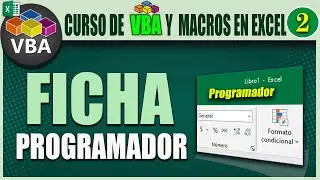 📊 Curso de VBA y MACROS en Excel #2  |  activar la FICHA DESARROLLADOR / PROGRAMADOR  EN EXCEL