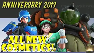 *NEW* Overwatch Anniversary 2019 - All SKINS, EMOTES, VICTORY POSES, VOICE LINES, SPRAYS!