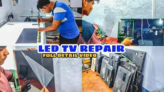 LED Smart TV Panel Repair || Full Details Vlog || Cheap Repair Price ||West Bangal,Asansol,Barakar