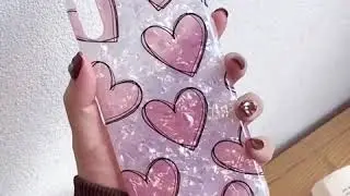 Pink Love Heart Marble Case for iPhone 6-XS Max XR