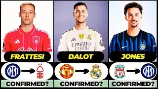 🚨 NEW CONFIRMED TRANSFERS & RUMOURS! 🚨🔥 ft. Dalot, Frattesi, Jones... etc