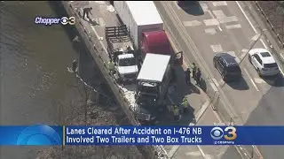 Lanes Cleared After Accident On I-476 NB