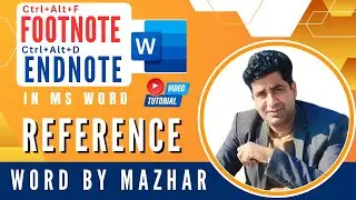 How to Add Footnote, Endnote in MS Word | Reference | Word Tutorials