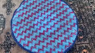 VLM cleaning wool rug