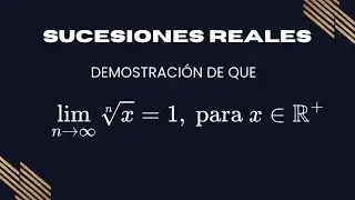 C&aacute;lculo formal del l&iacute;mite de la sucesi&oacute;n de la ra&iacute;z n-&eacute;sima