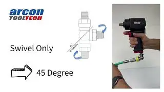 Free Angle, Air Swivel Coupler, Air Swivel Adapter, Air Swivel Connector, ArconTOOLTECH ASC Series