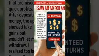 Scam Alert: AI Investment Scam #Shorts
