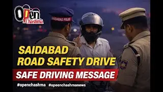 Saidabad Mein Road Safety Awareness Drive, Public Safety Par Zor