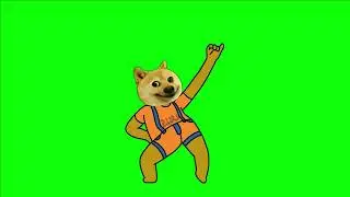 Doge Dancing Meme Template || Green Screen || Motherboard Bois