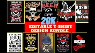 20000+ New T-shirt Design Mega Bundle 2020