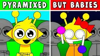 Incredibox Sprunki: Pyramixed But Babies - Normal vs Horror Version